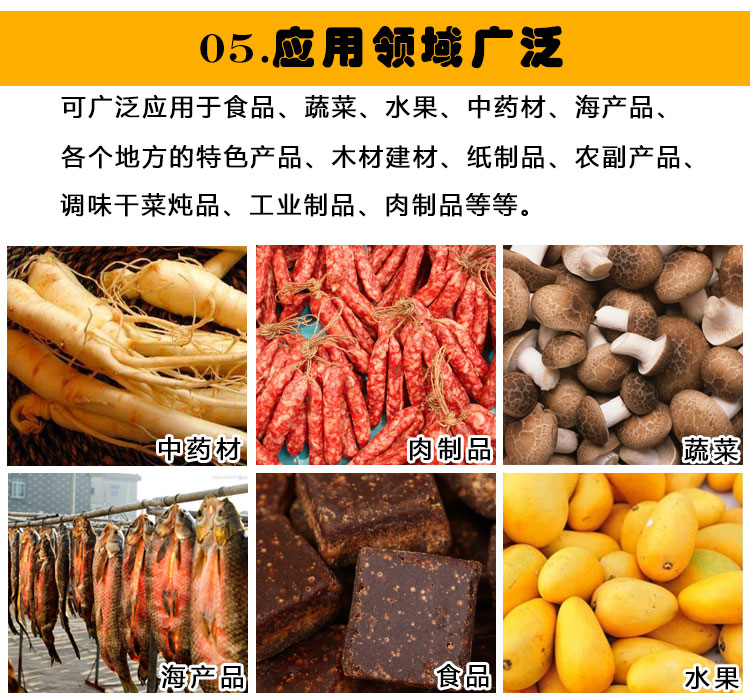 黃花菜烘干機應用領(lǐng)域
